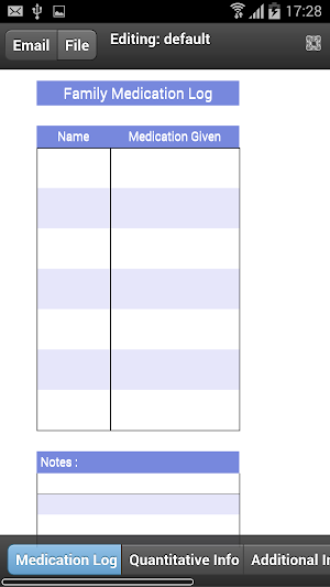 Family Medication Logs Screenshot 0