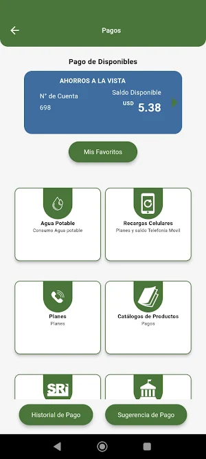 GonzaCoop Móvil Screenshot 2