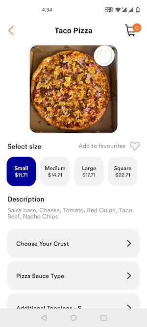 Pizza 71 & More Screenshot 3