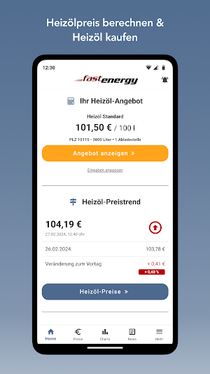 FastEnergy Heizöl Screenshot 0