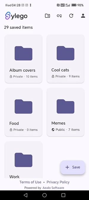 Sylego – Save Posts & Links Screenshot 0