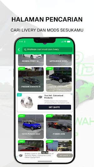 Mod Mobil Mewah BUSSID 2025 Screenshot 2
