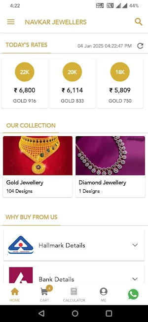 Navkar Jewellers - Online Screenshot 1