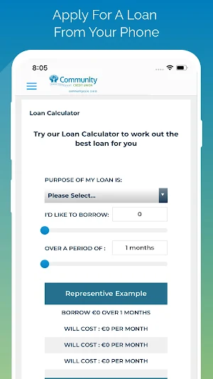 Community Credit Union Screenshot 2