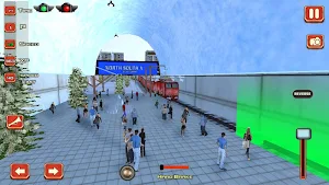 Euro train Drive Winter Screenshot 3
