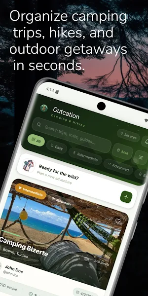 Outcation: Camping Planner Screenshot 0