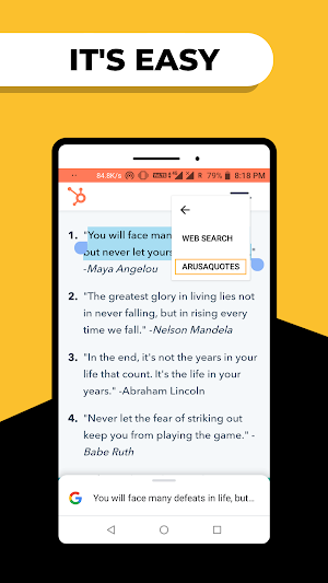 Save Notes, Create Quotes Offline - arUsa Quotes Screenshot 0