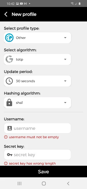 Token2 Mobile OTP Screenshot 1