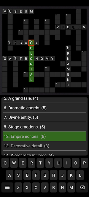 Classic Crossword Puzzle Maker Screenshot 1