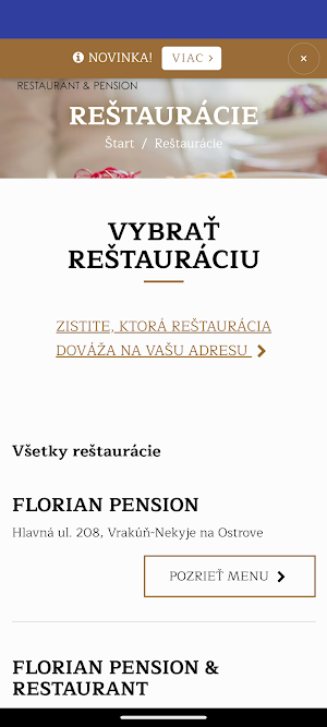 Florian Pension & Restaurant Screenshot 0