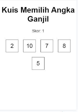 Kuis Angka Ganjil Screenshot 1