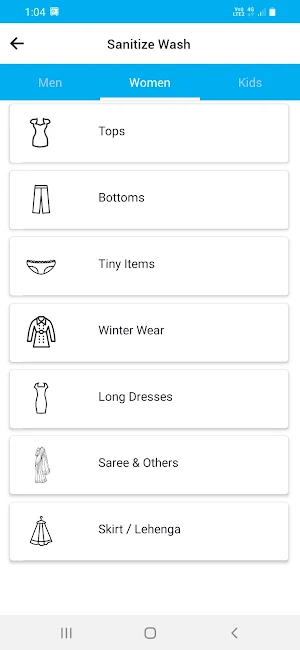 Washhub E-Laundry & Dry Cleane Screenshot 2