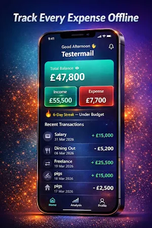 Offline Expense Tracker Screenshot 0