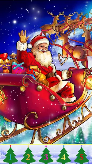 Christmas Paint by Numbers Screenshot 1