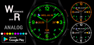 Analog Watch Face Wear OS Screenshot 0