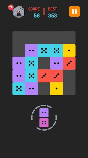 DomiMerge: Hexa Puzzle Screenshot 3