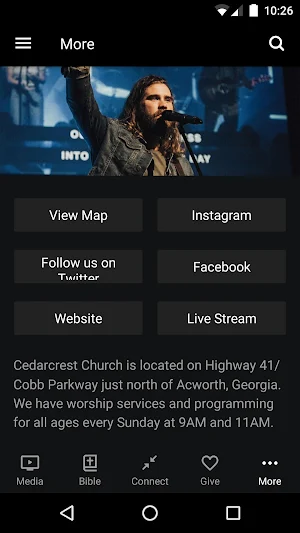 Cedarcrest Church Screenshot 2
