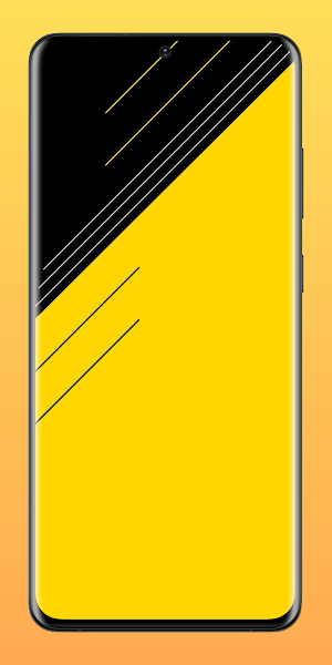 Black & Yellow Wallpaper HD 4K Screenshot 2