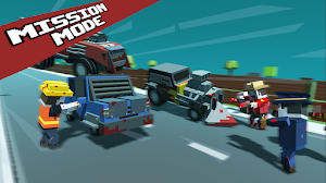 Crazy Road: Cars vs Zombies Screenshot 0