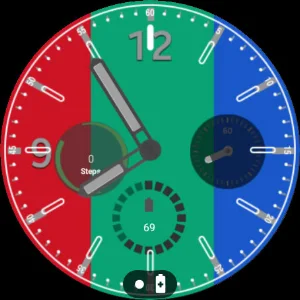 Mars Flag Watchface Screenshot 2
