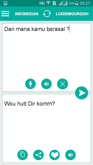 Luxembourgish Indonesian Translator Screenshot 1