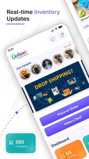 Deluxe E-commerce Screenshot 0