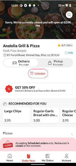 Anatolia Grill and Pizza Screenshot 2
