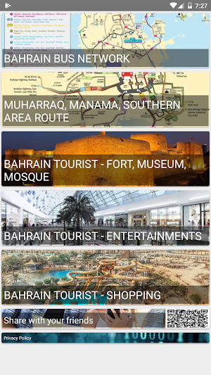BAHRAIN BUS ROUTES NETWORK TOURIST GUIDE バーレーン 巴林 Screenshot 0