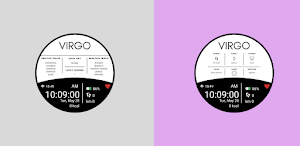 Virgo Zodiac Sign Watch Face Screenshot 1