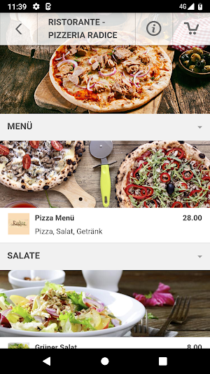 Ristorante - Pizzeria Radice Screenshot 2