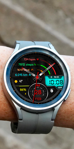 Hybrid HUDEX URX28 Watch face Screenshot 2