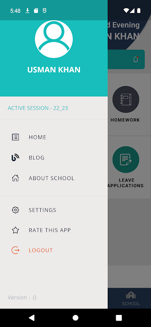 SPS - Parent app Screenshot 1