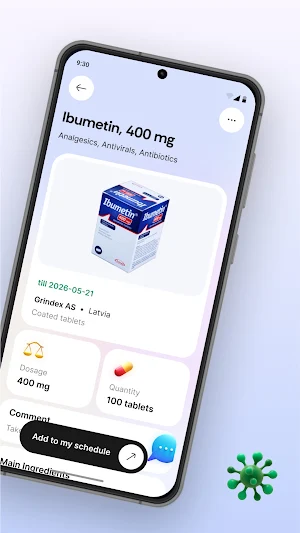 Pill & medication reminder app Screenshot 1