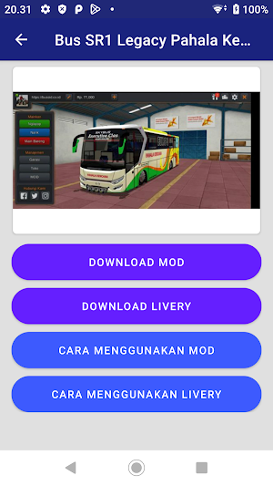 Mod Bussid Full Anim + Basuri Screenshot 3
