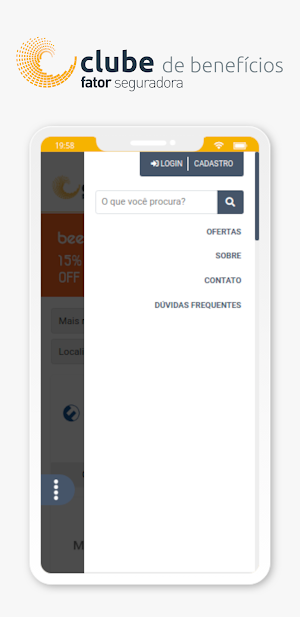 Clube de Benefícios Fator Seguradora Screenshot 0