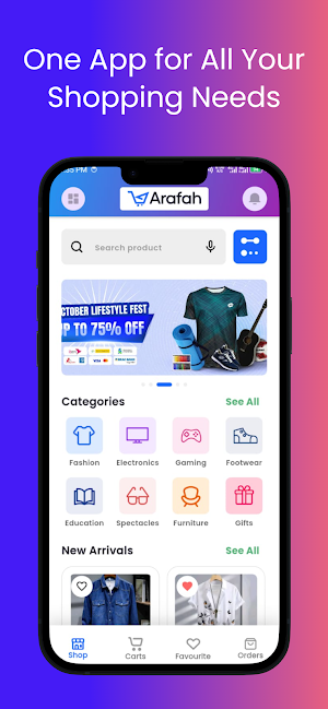 Arafah - Online Shopping Mart Screenshot 1