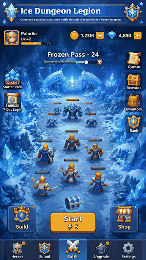 Ice Dungeon Legion Screenshot 0