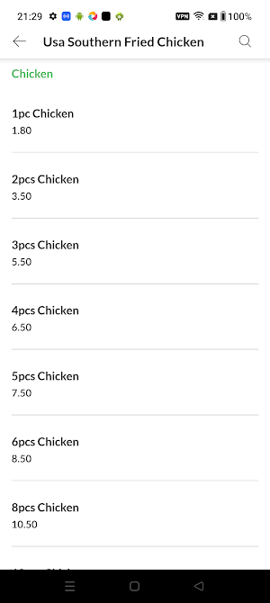 USA Chicken And Pizza Witney Screenshot 2