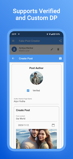 Fake Post Creator/Maker Screenshot 2