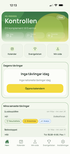 Kontrollen Orientering Screenshot 0