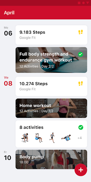 Wabash College Online Fitness Screenshot 1