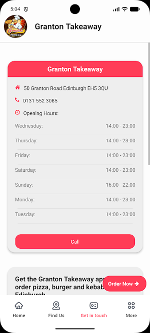Granton Takeaway Screenshot 2