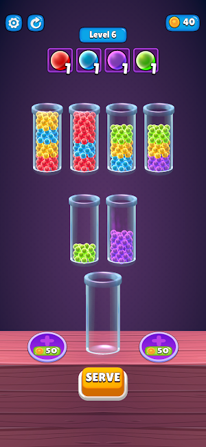 Beads Sort Puzzle Screenshot 3
