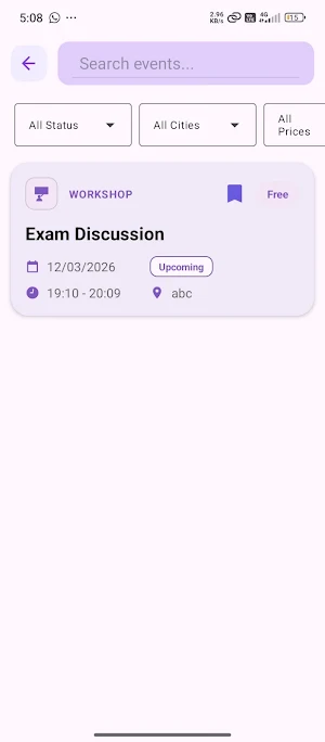 Events Phare Screenshot 1