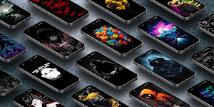 Black Art Wallpaper Screenshot 0