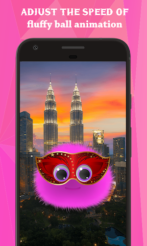 Fluffy Ball Live Wallpaper Screenshot 0