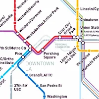 Los Angeles Metro & Bus Map