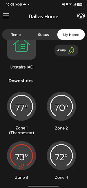 MyHomeComfort Screenshot 2
