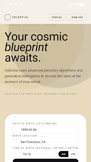 Celestial Astrology Screenshot 1