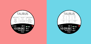 Taurus Zodiac Sign Watch Face Screenshot 2